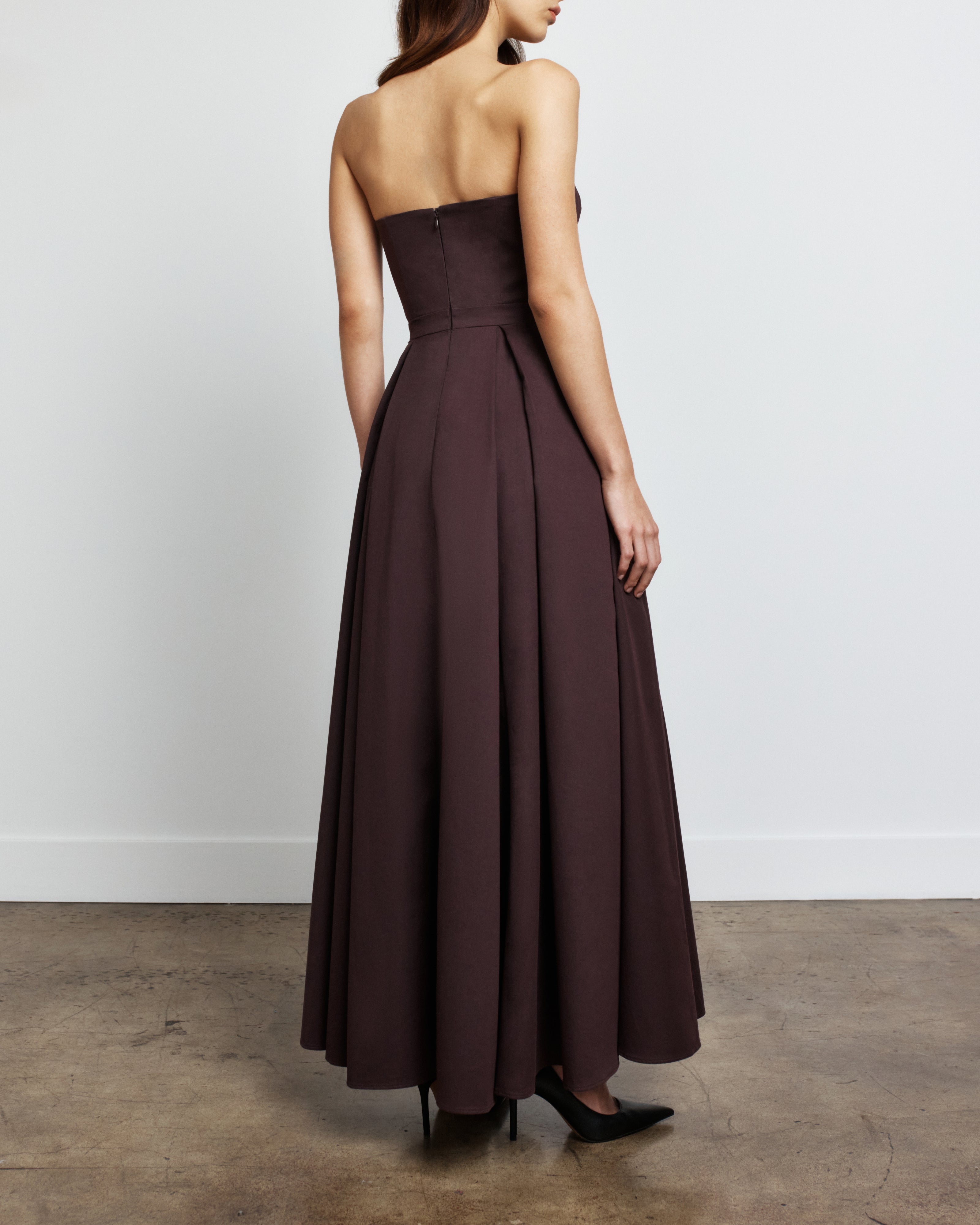 Bustier Dress 40 / Burgundy Bustier Dress 40 / Burgundy
