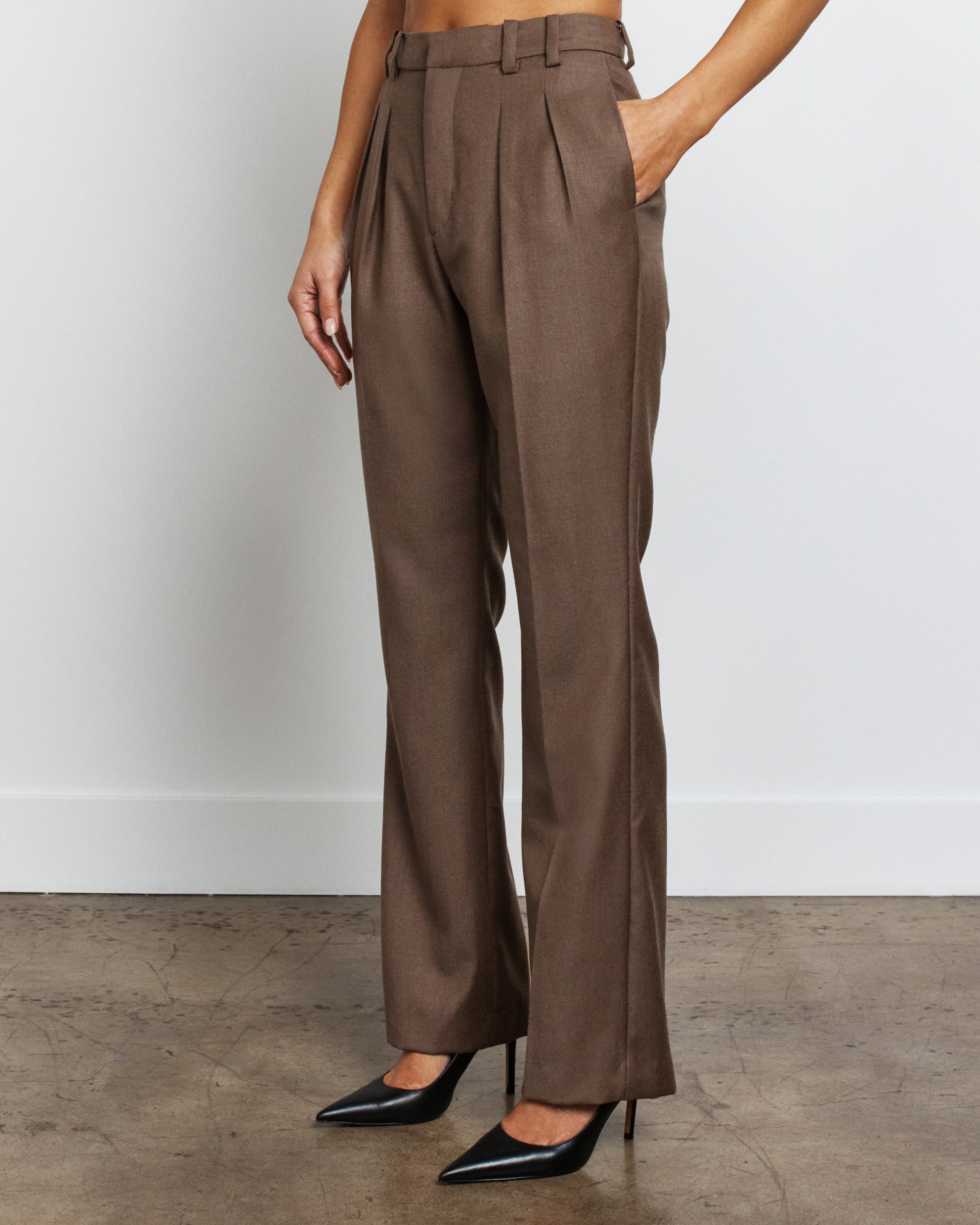 Tailored Pleat Trousers